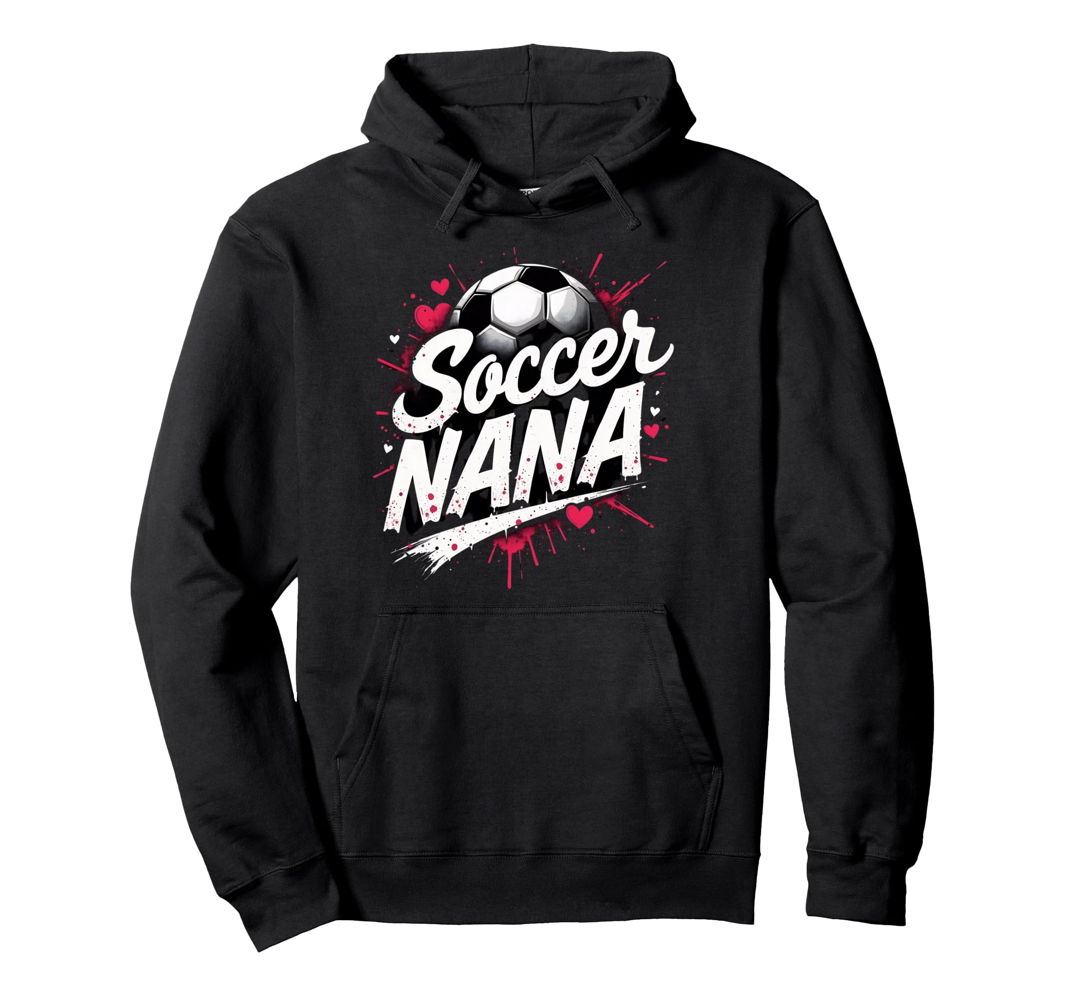 Proud Soccer Nana Funny Grandma Lover Hoodie - Aesthetic Graphic Men Women - T-Shirt, Sweatshirt, Hoodie