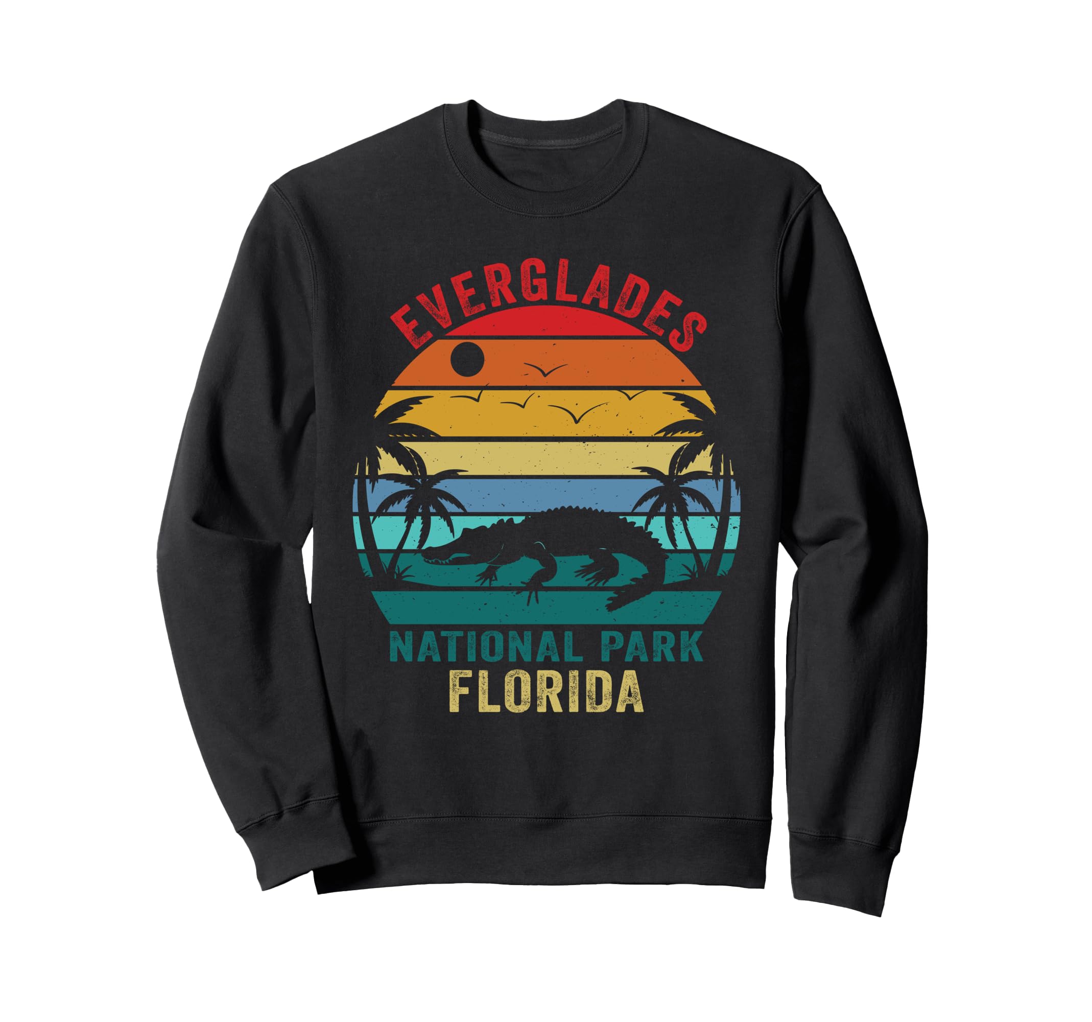Everglades National Park Alligators Sweatshirt - Fun Novelty Design Unisex - T-Shirt, Sweatshirt, Hoodie