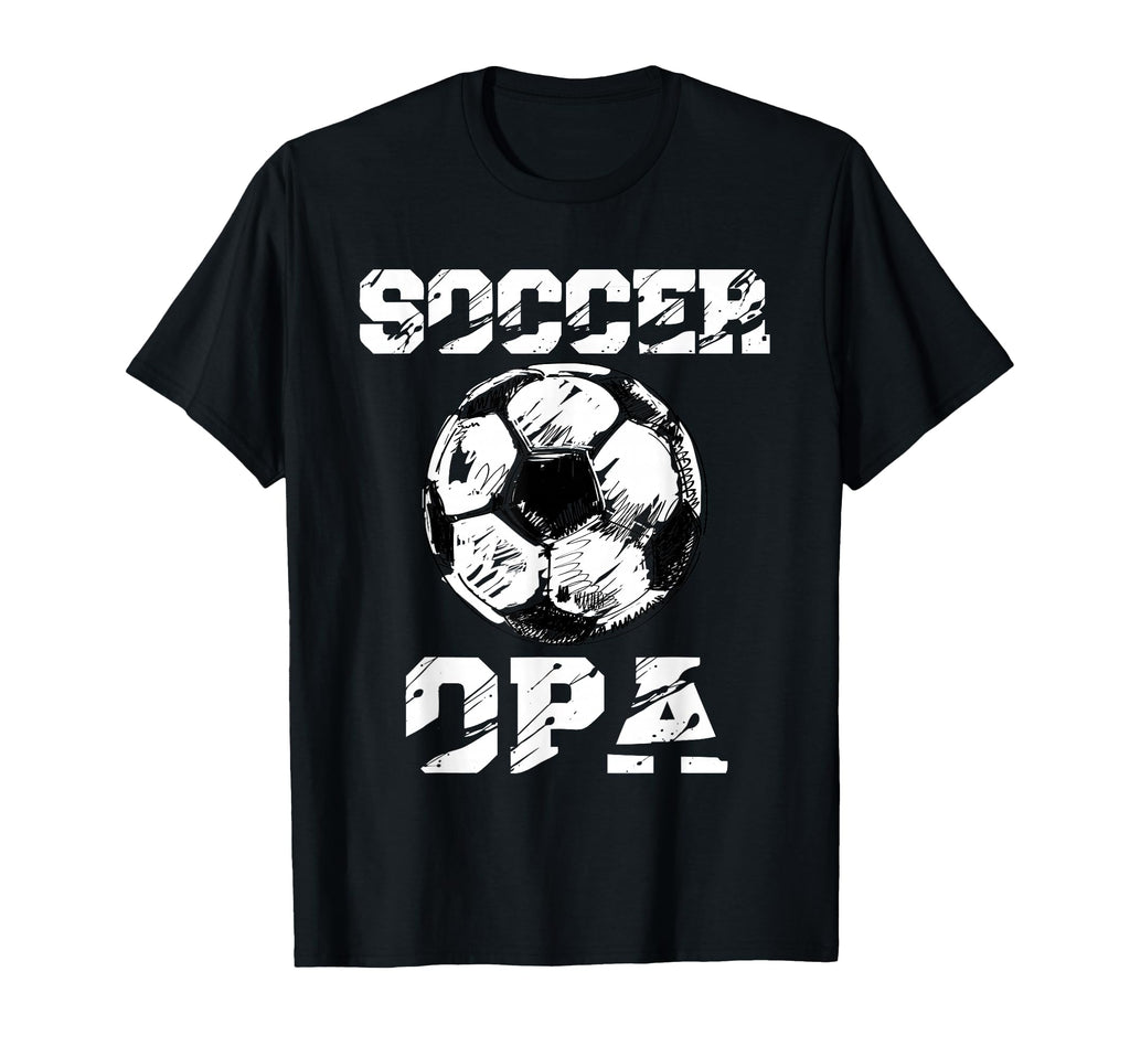 Soccer Opa Distressed Ball Funny T-Shirt - Aesthetic Graphic Men Women - T-Shirt, Sweatshirt, Hoodie