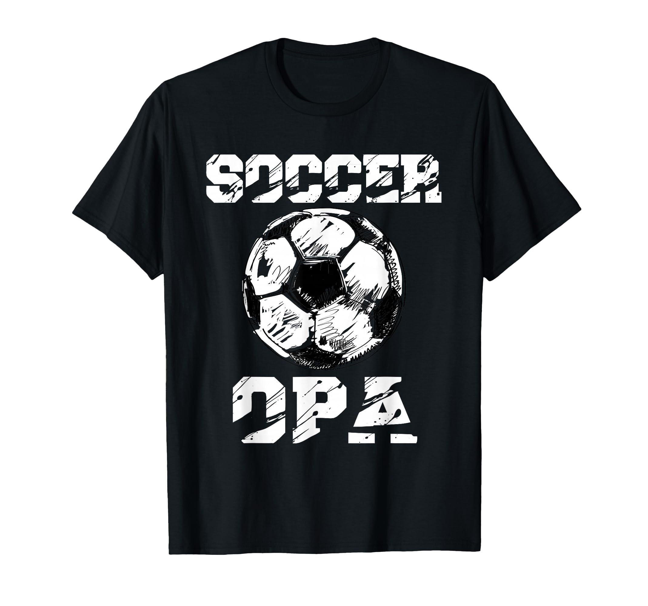 Soccer Opa Distressed Ball Funny T-Shirt - Aesthetic Graphic Men Women - T-Shirt, Sweatshirt, Hoodie
