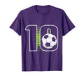 10Th Birthday Soccer Player Football T-Shirt - Trendy Graphic for Adults - T-Shirt, Sweatshirt, Hoodie