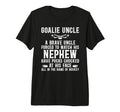 Mens Hockey Goalie Uncle Hockey T-Shirt - Custom Art Print Men Women - T-Shirt, Sweatshirt, Hoodie