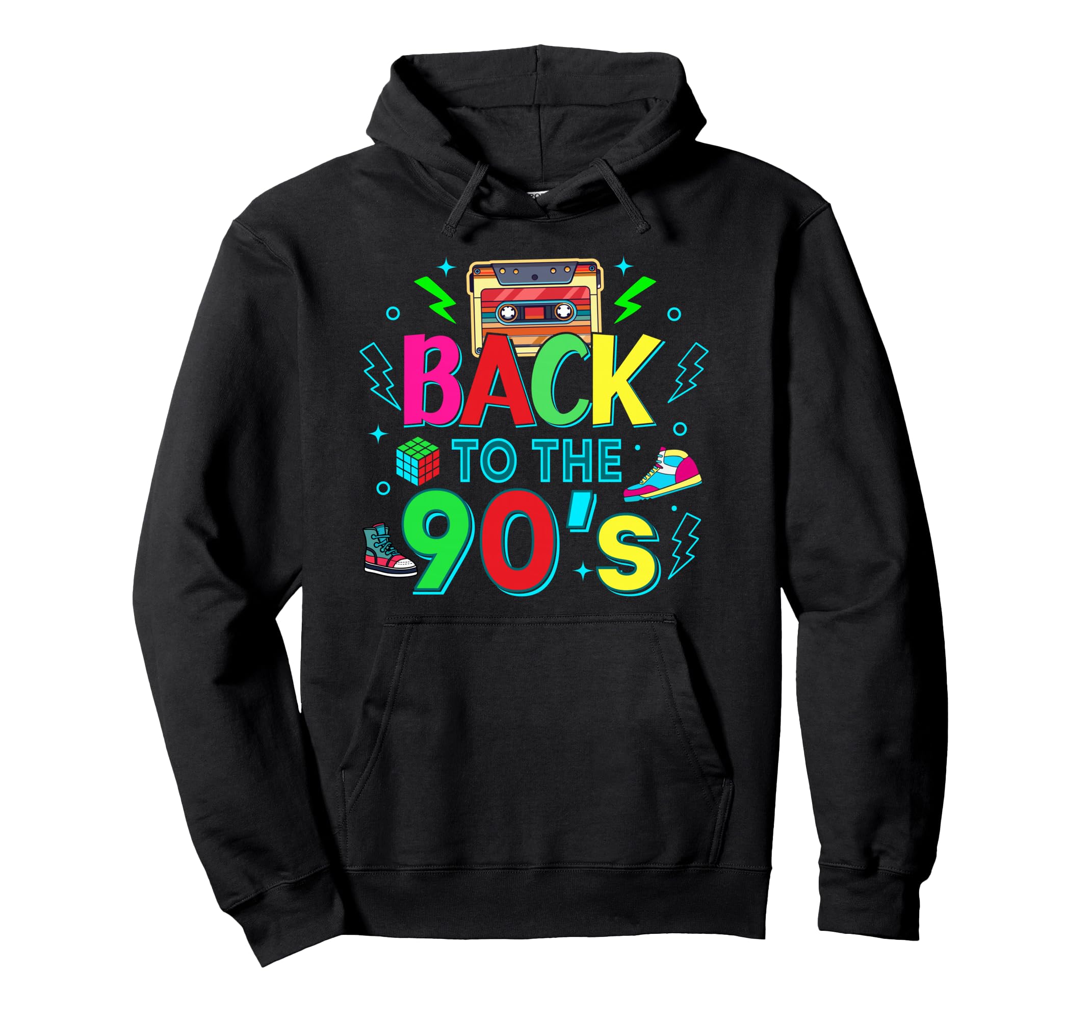 Back To 90S Mixtape Era Cassette Tape Hoodie - Novelty Apparel Men Women - T-Shirt, Sweatshirt, Hoodie