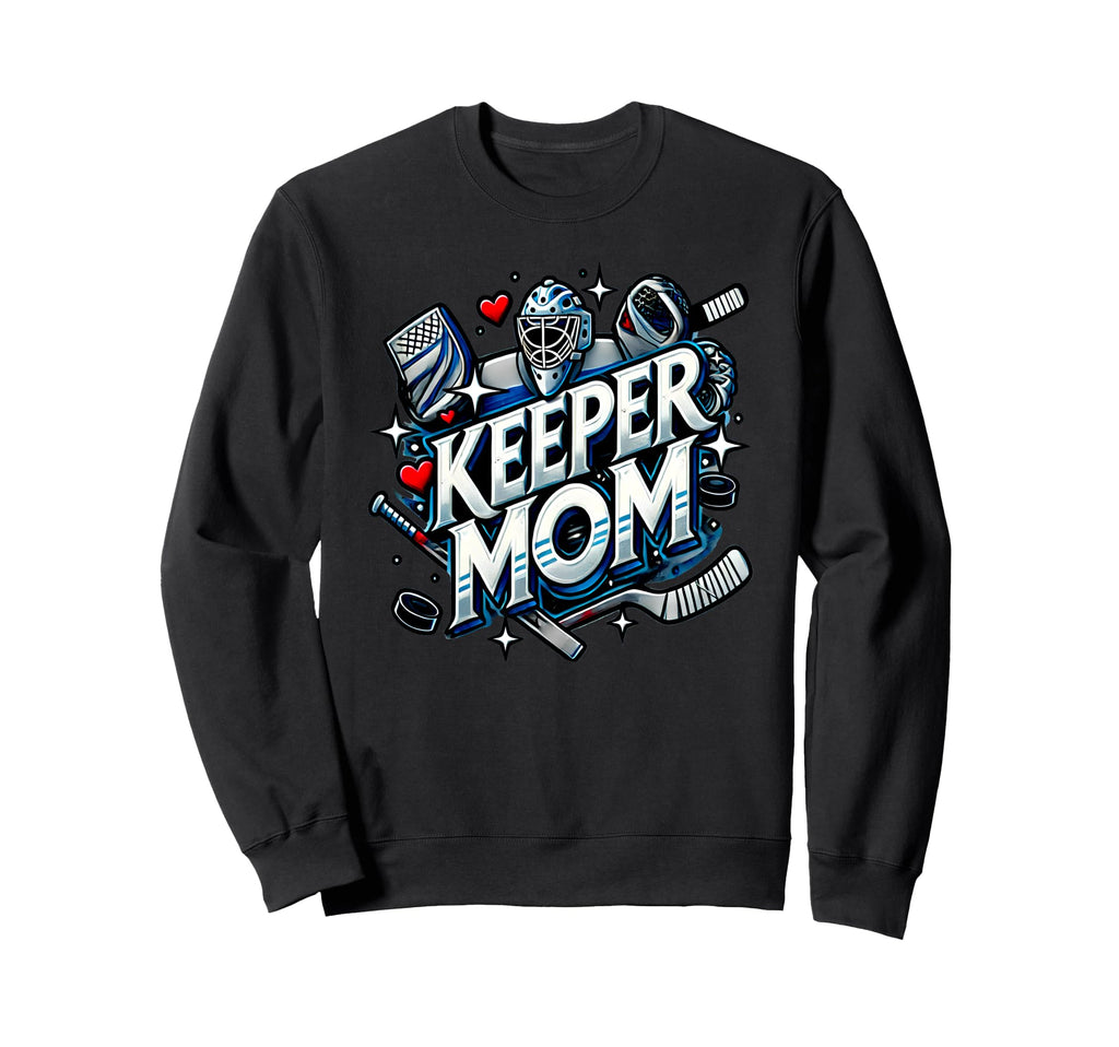 Goalkeepers Mom Proudly Cheering Sweatshirt - Minimalist Print Men Women - T-Shirt, Sweatshirt, Hoodie