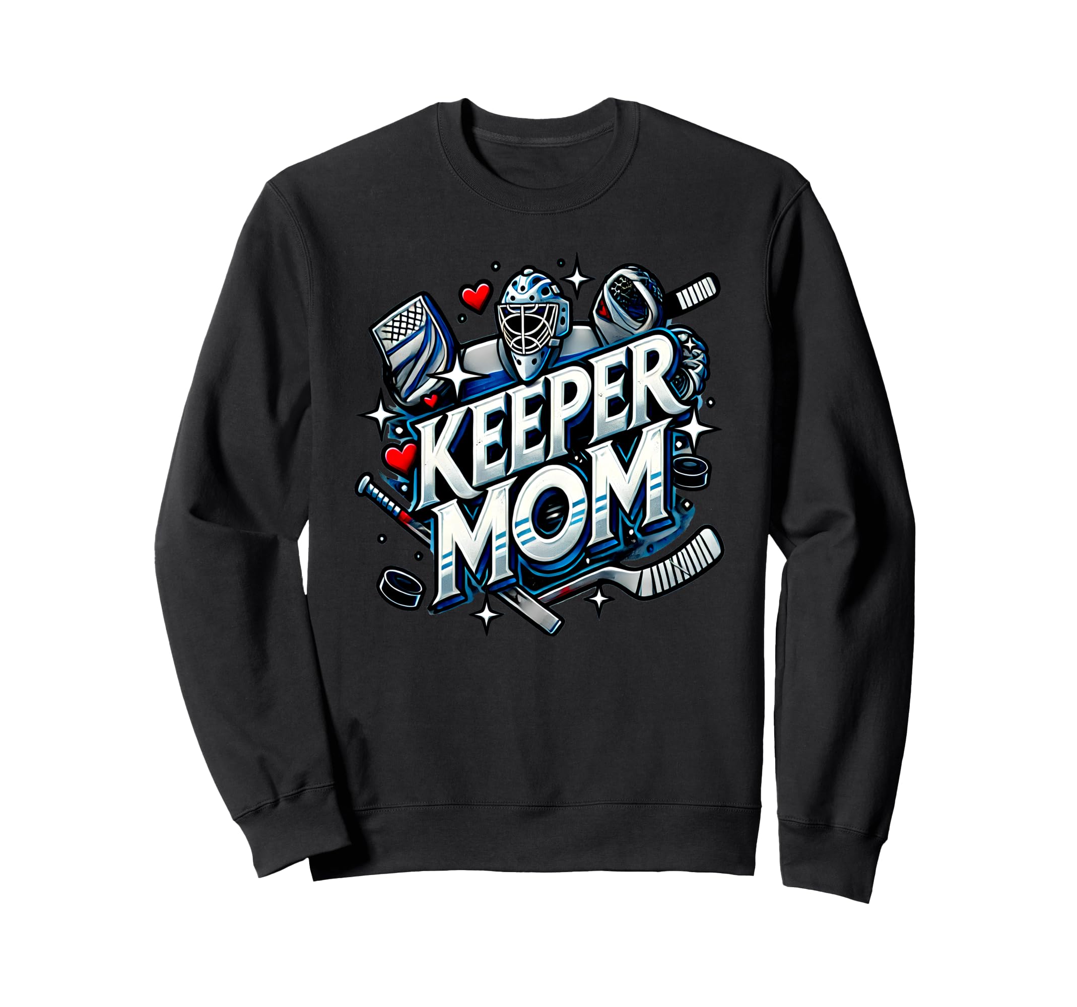Goalkeepers Mom Proudly Cheering Sweatshirt - Minimalist Print Men Women - T-Shirt, Sweatshirt, Hoodie