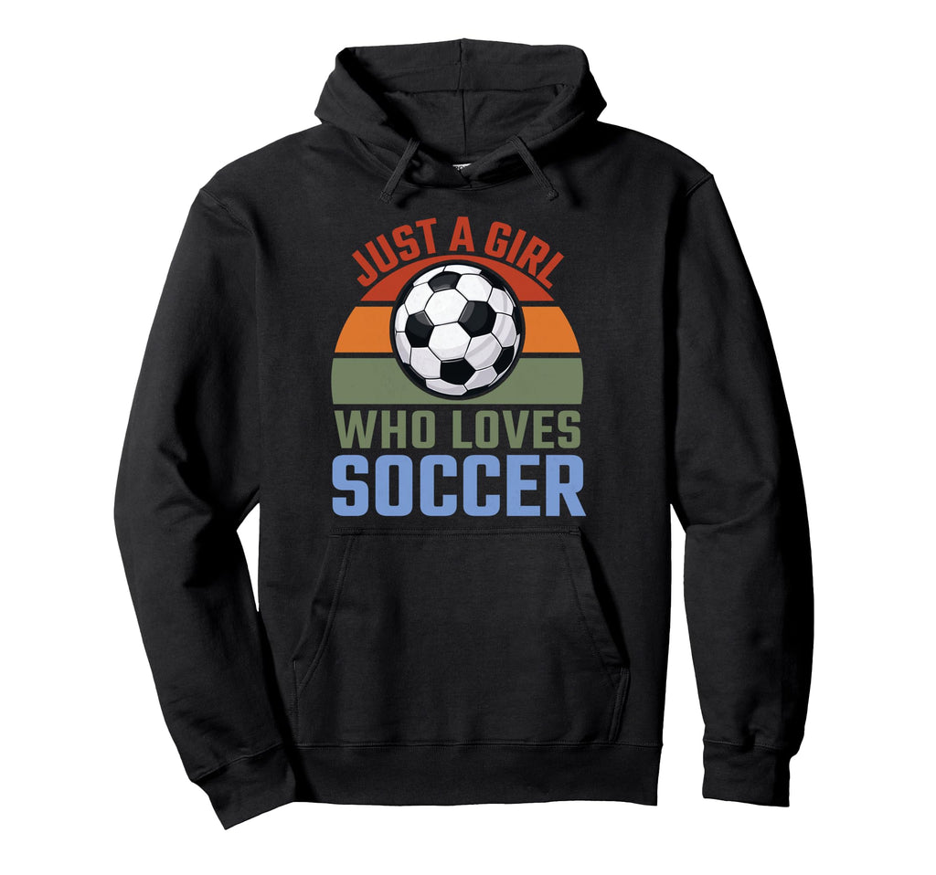 Just Who Loves Soccer Soccer Player Hoodie - Custom Art Print Men Women - T-Shirt, Sweatshirt, Hoodie