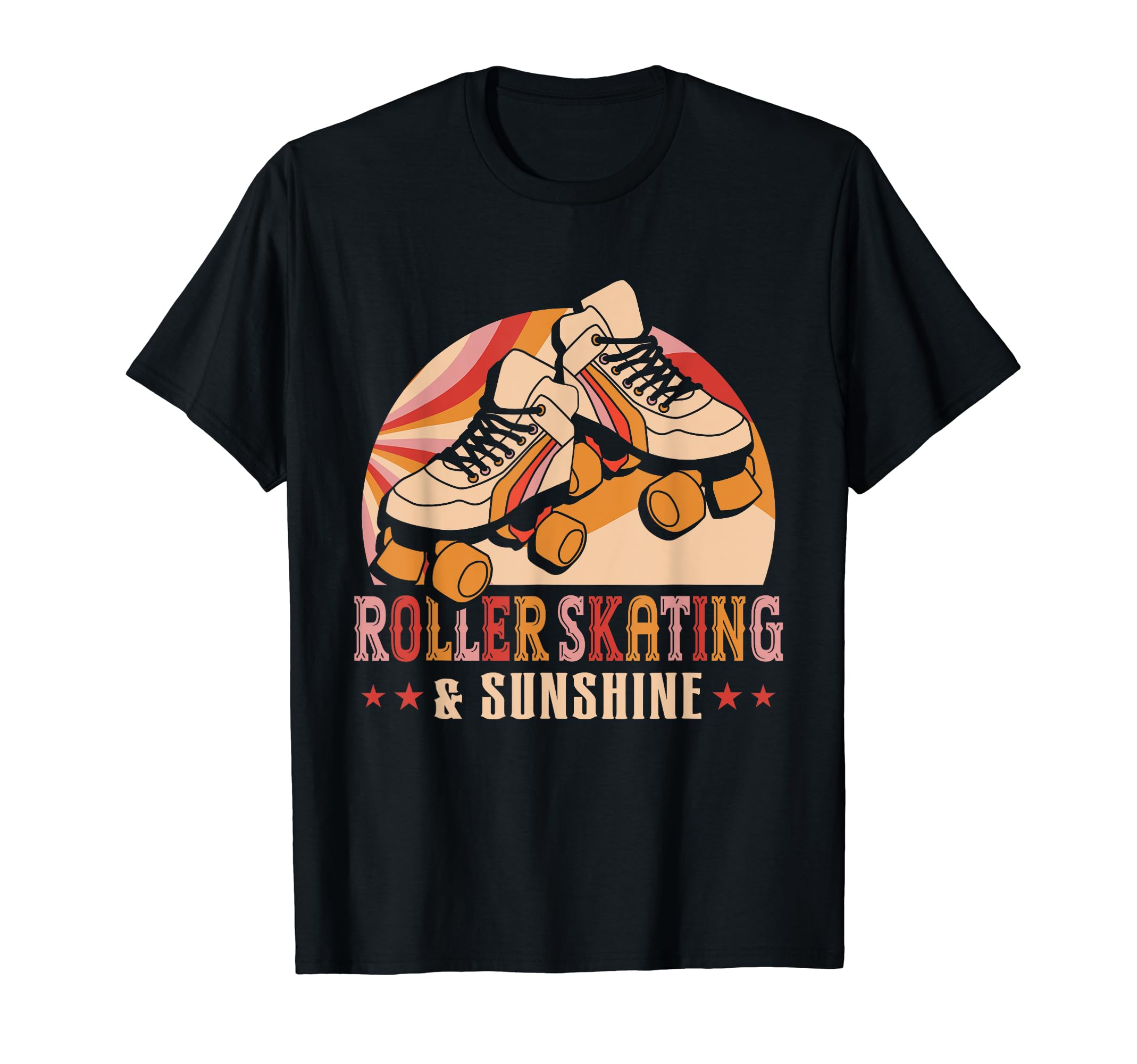 Roller Skating Skater 70S 80S Roller T-Shirt - Streetwear Style Unisex - T-Shirt, Sweatshirt, Hoodie