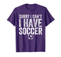 Sorry I Cant I Have Soccer Soccer T-Shirt - Minimalist Print for Adults - T-Shirt, Sweatshirt, Hoodie