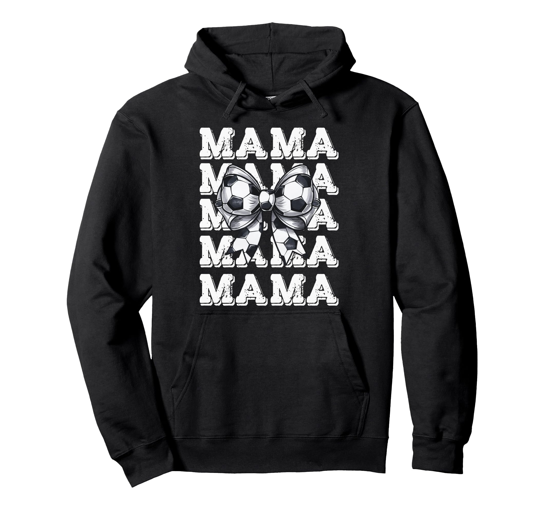 Coquette Soccer Mama Matching Family Bow Hoodie - Graphic Print for Adults - T-Shirt, Sweatshirt, Hoodie