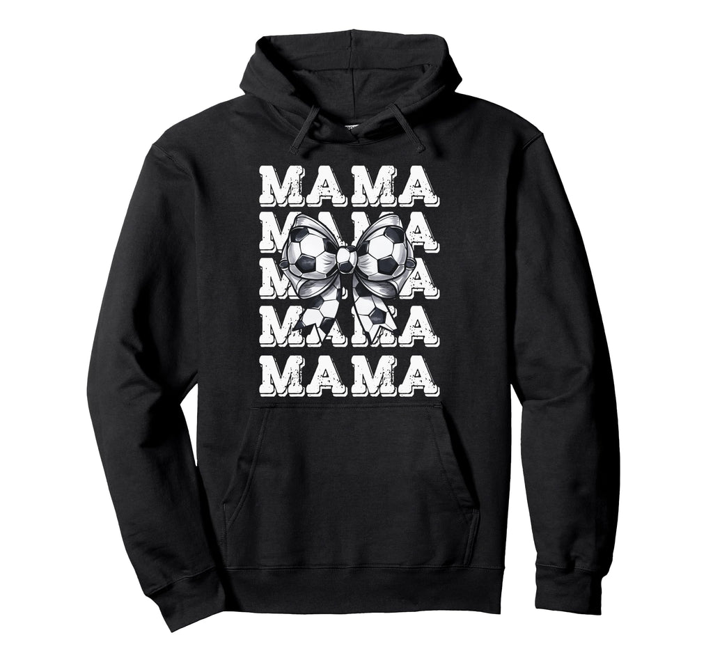 Coquette Soccer Mama Matching Family Bow Hoodie - Trendy Graphic Unisex - T-Shirt, Sweatshirt, Hoodie