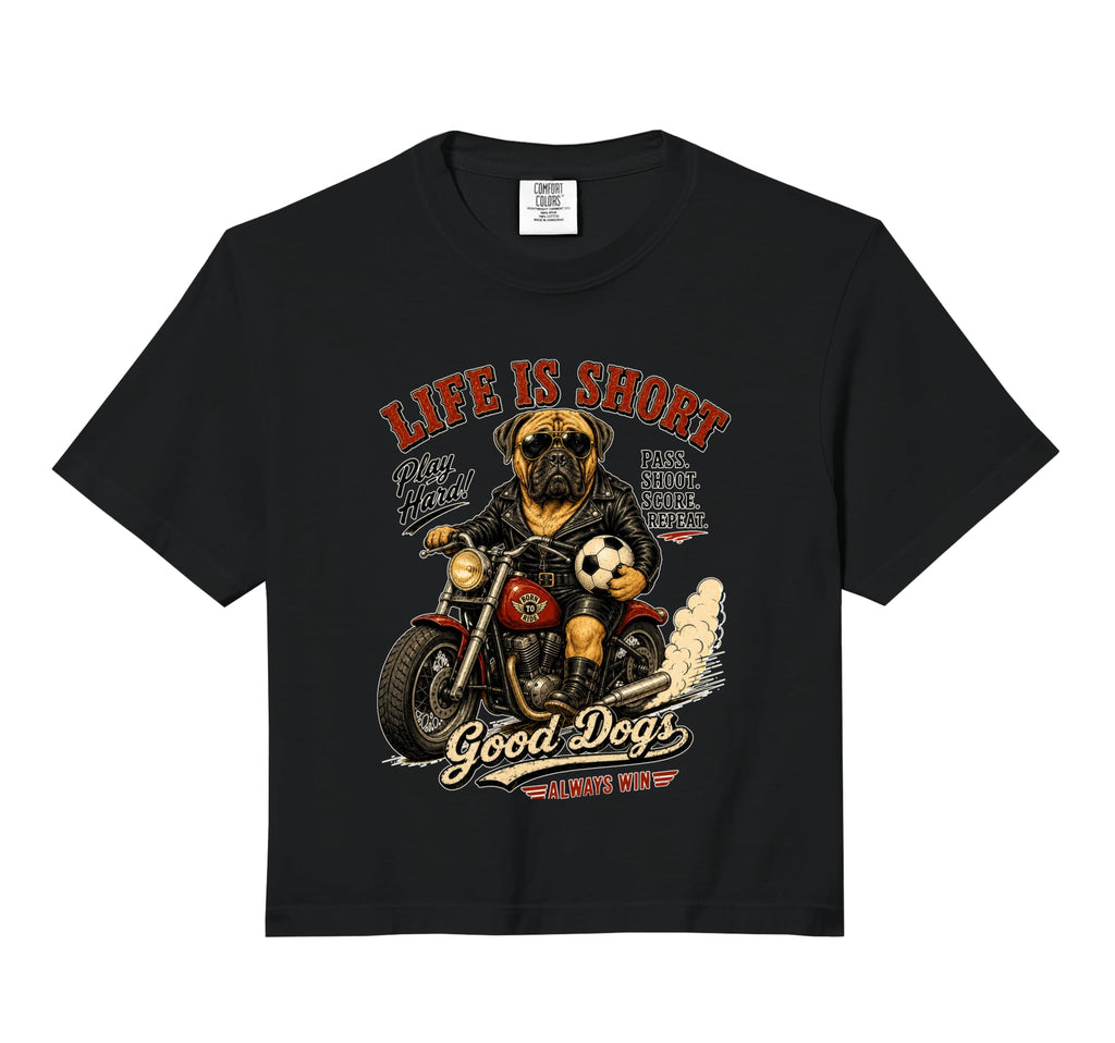 Mastiff Motorbike Love Footbal Hoodie - Fun Novelty Design for Adults - T-Shirt, Sweatshirt, Hoodie