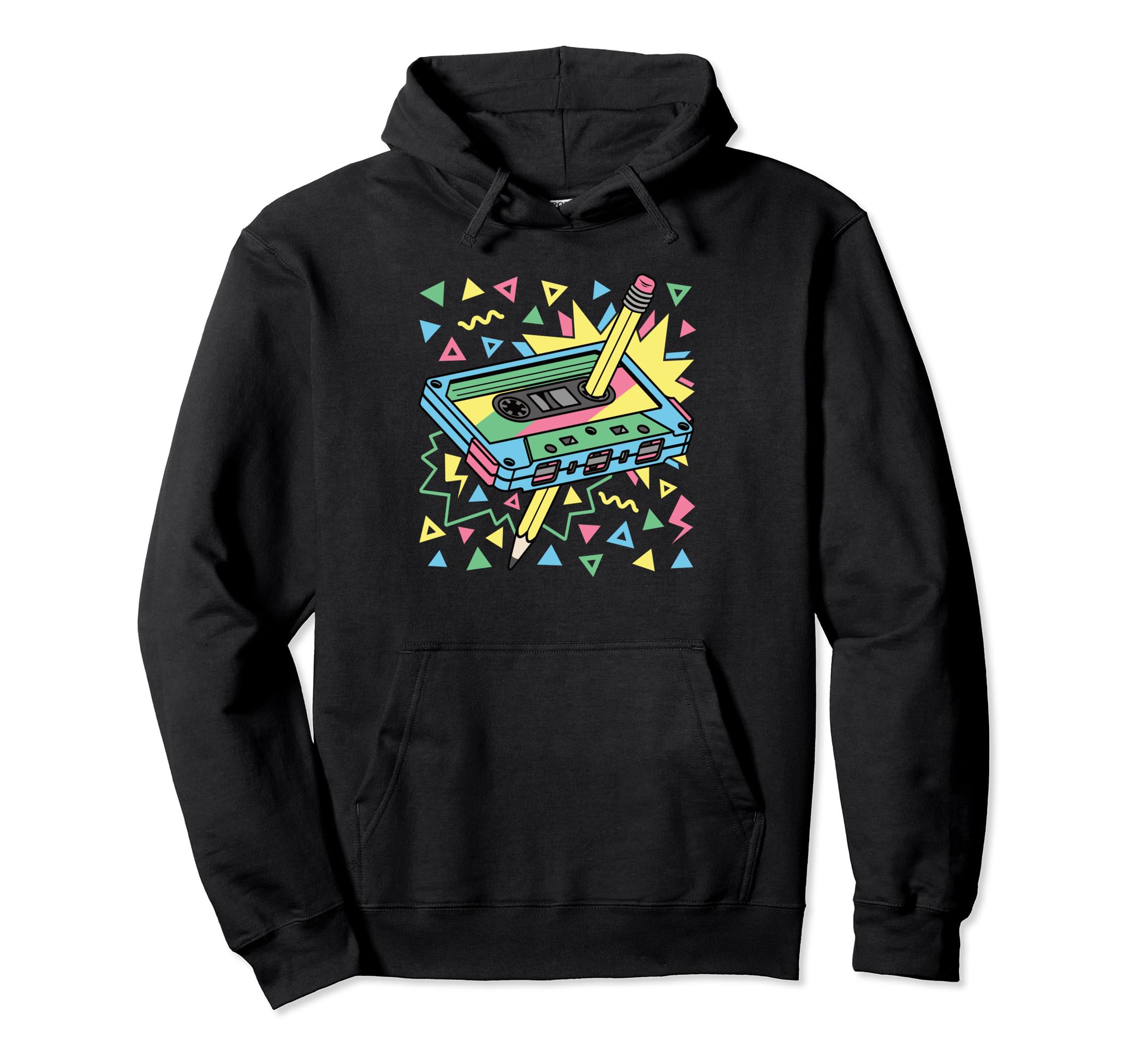 80S 90S Cassette Tape 1980S 1990S Music Hoodie - Fun Novelty Design Unisex - T-Shirt, Sweatshirt, Hoodie