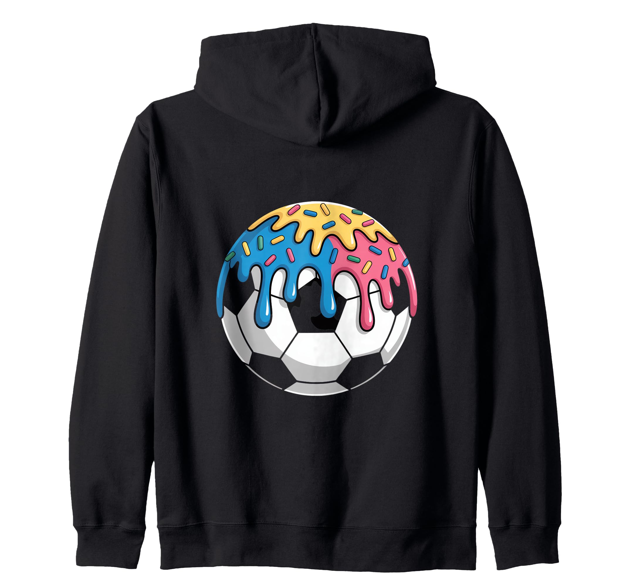 Colorful Soccer Accessories Drip Vibe Hoodie - Minimalist Print Unisex - T-Shirt, Sweatshirt, Hoodie