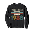 1988 Cassette Tape 36 Years Old Sweatshirt - Fun Novelty Design for Adults - T-Shirt, Sweatshirt, Hoodie