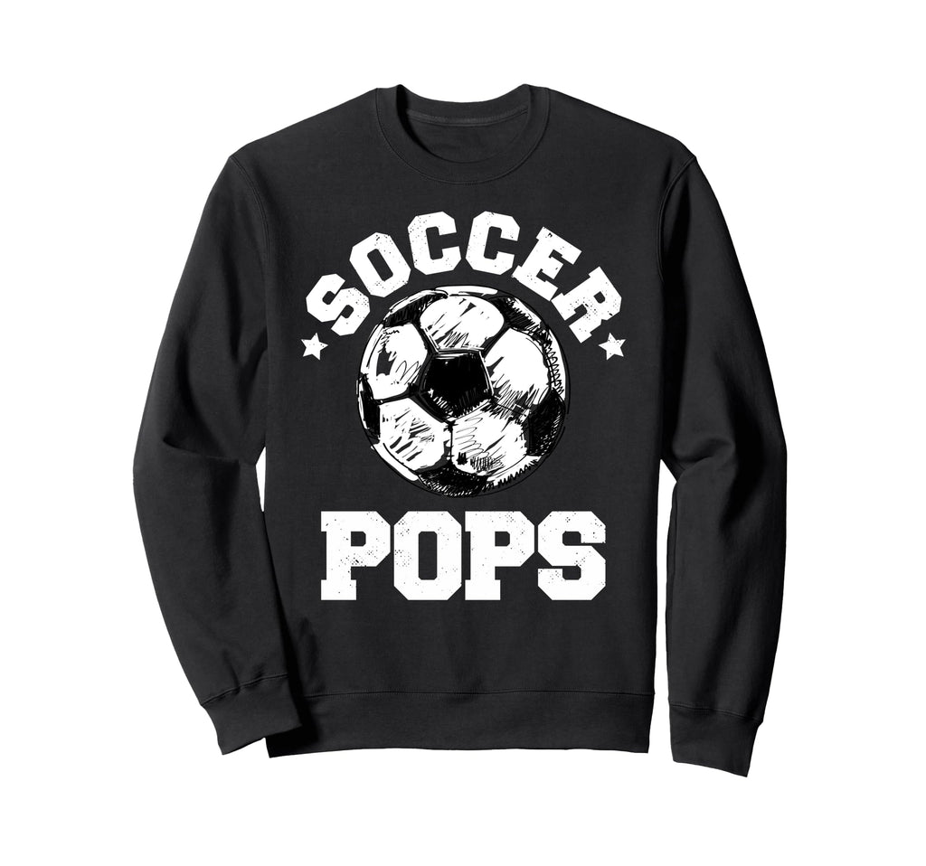 Soccer Pops Soccer Ball Distressed Sweatshirt - Novelty Apparel Men Women - T-Shirt, Sweatshirt, Hoodie
