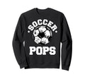 Soccer Pops Soccer Ball Distressed Sweatshirt - Novelty Apparel Men Women - T-Shirt, Sweatshirt, Hoodie