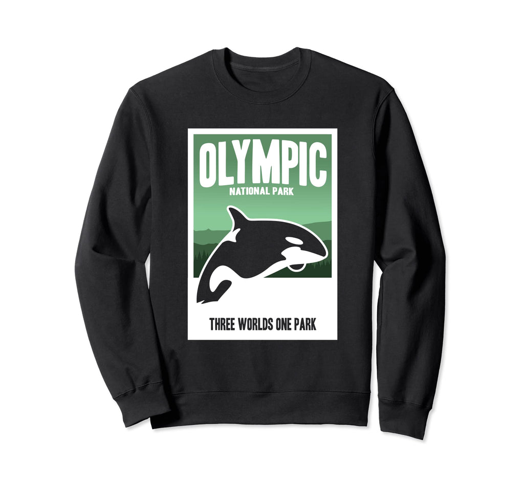 Funny Olympic National Park Orcas Sweatshirt - Streetwear Style for Adults - T-Shirt, Sweatshirt, Hoodie