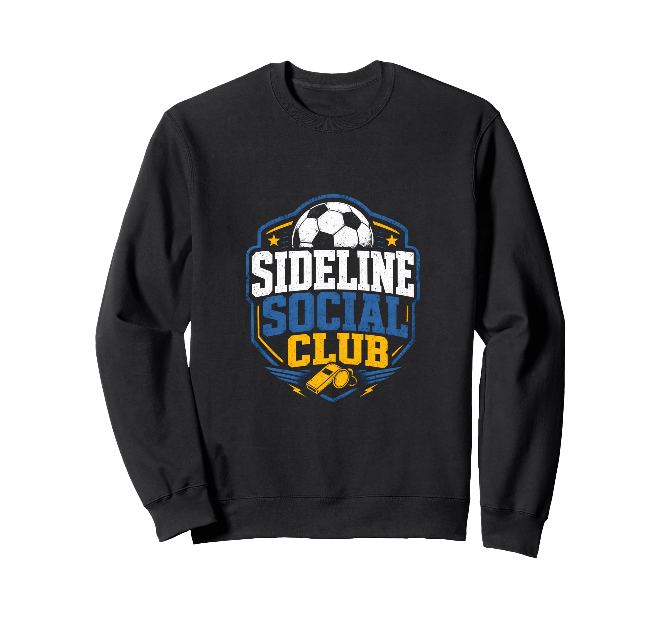 Sideline Social Club Soccer Team Sweatshirt - Custom Art Print for Adults - T-Shirt, Sweatshirt, Hoodie