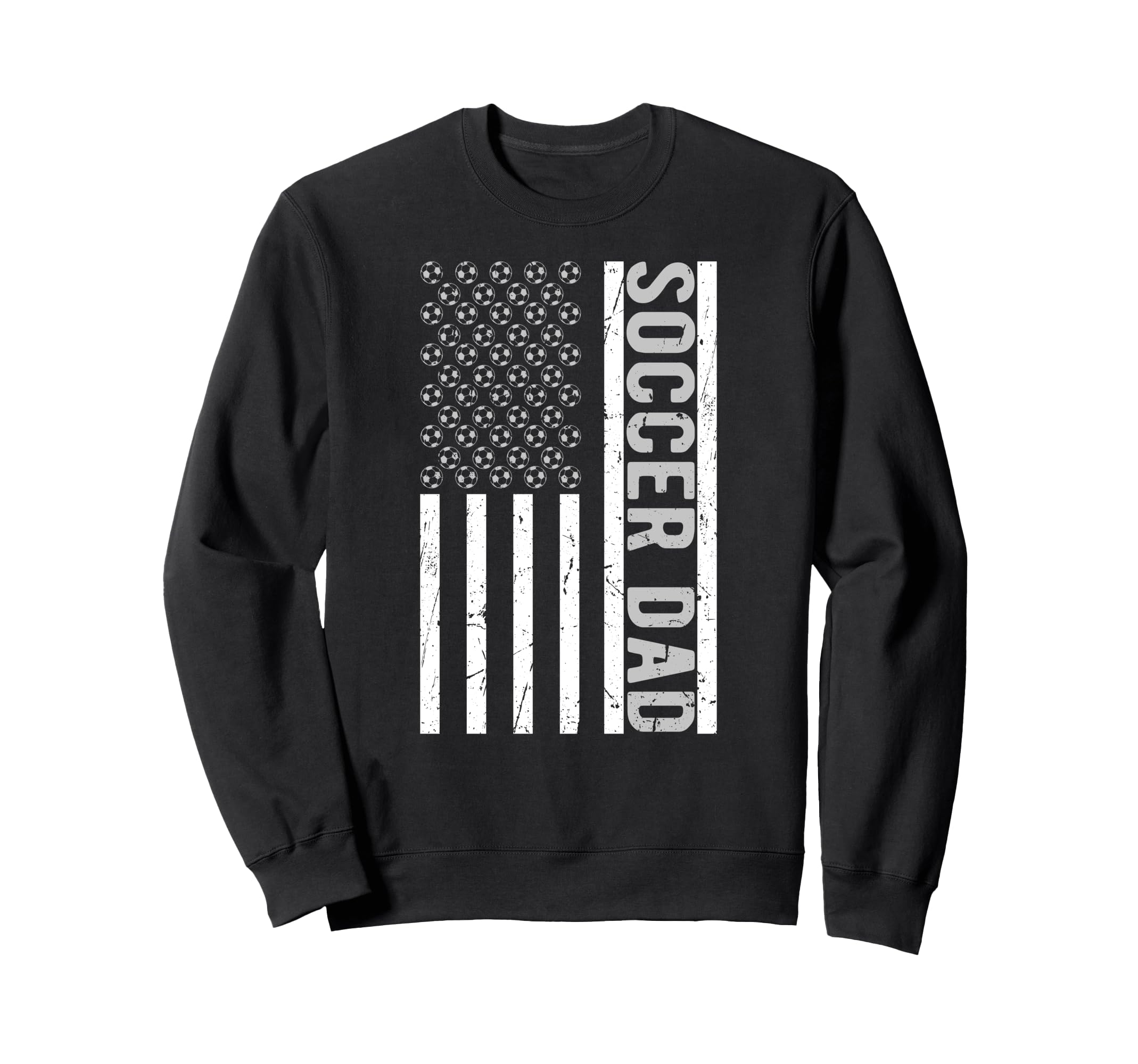 Soccer Dad Us Flag Soccer Player Sweatshirt - Trendy Graphic for Adults - T-Shirt, Sweatshirt, Hoodie