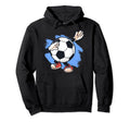 Funny Dabbing Soccer Ball Goalie Hoodie - Fun Novelty Design for Adults - T-Shirt, Sweatshirt, Hoodie