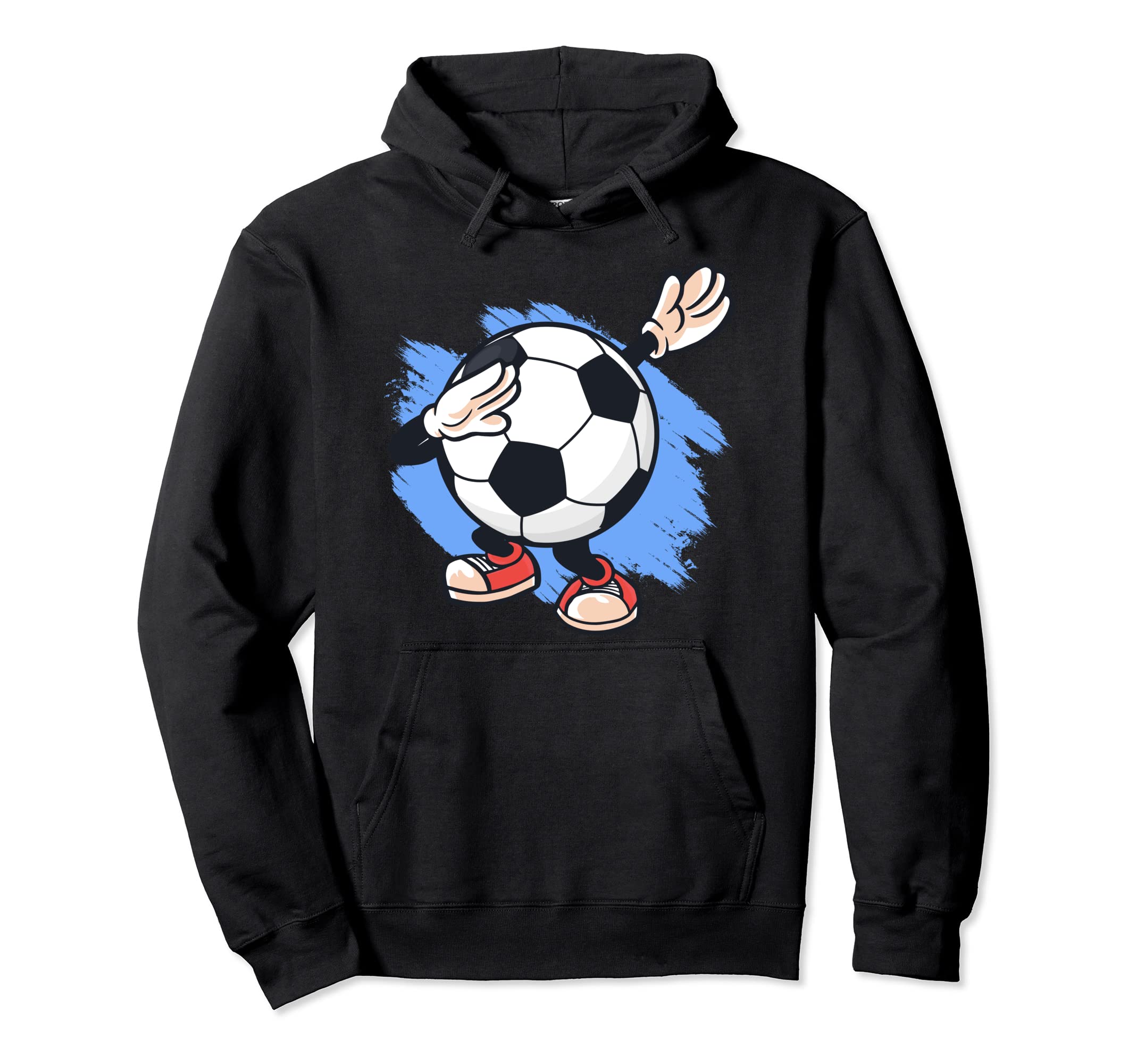 Funny Dabbing Soccer Ball Goalie Hoodie - Fun Novelty Design for Adults - T-Shirt, Sweatshirt, Hoodie