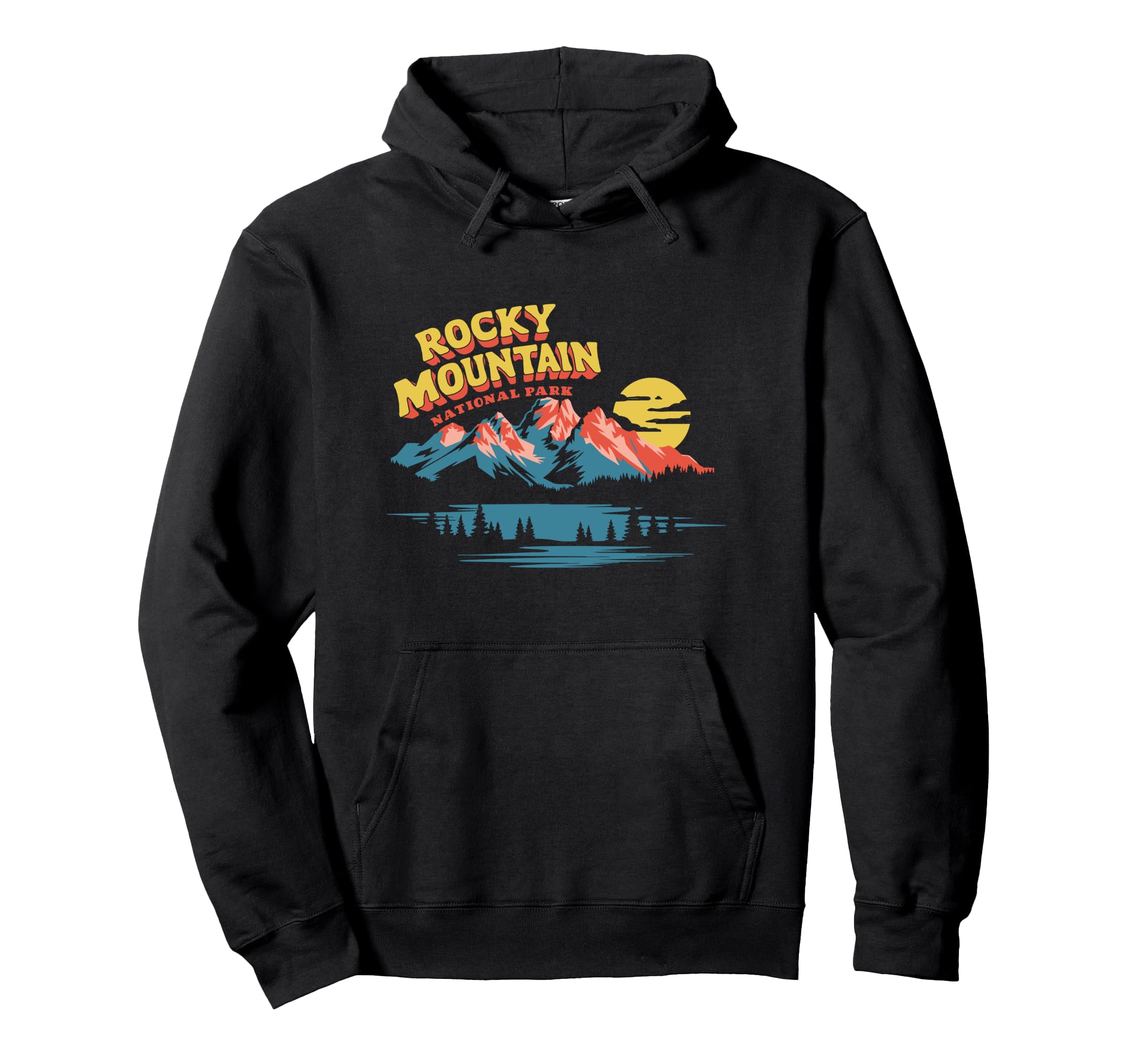 Rocky Mountain National Park 90S Hoodie - Aesthetic Graphic Men Women - T-Shirt, Sweatshirt, Hoodie