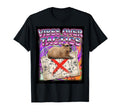Vibes Over Tactics Meme Capybara T-Shirt - Novelty Apparel for Adults - T-Shirt, Sweatshirt, Hoodie