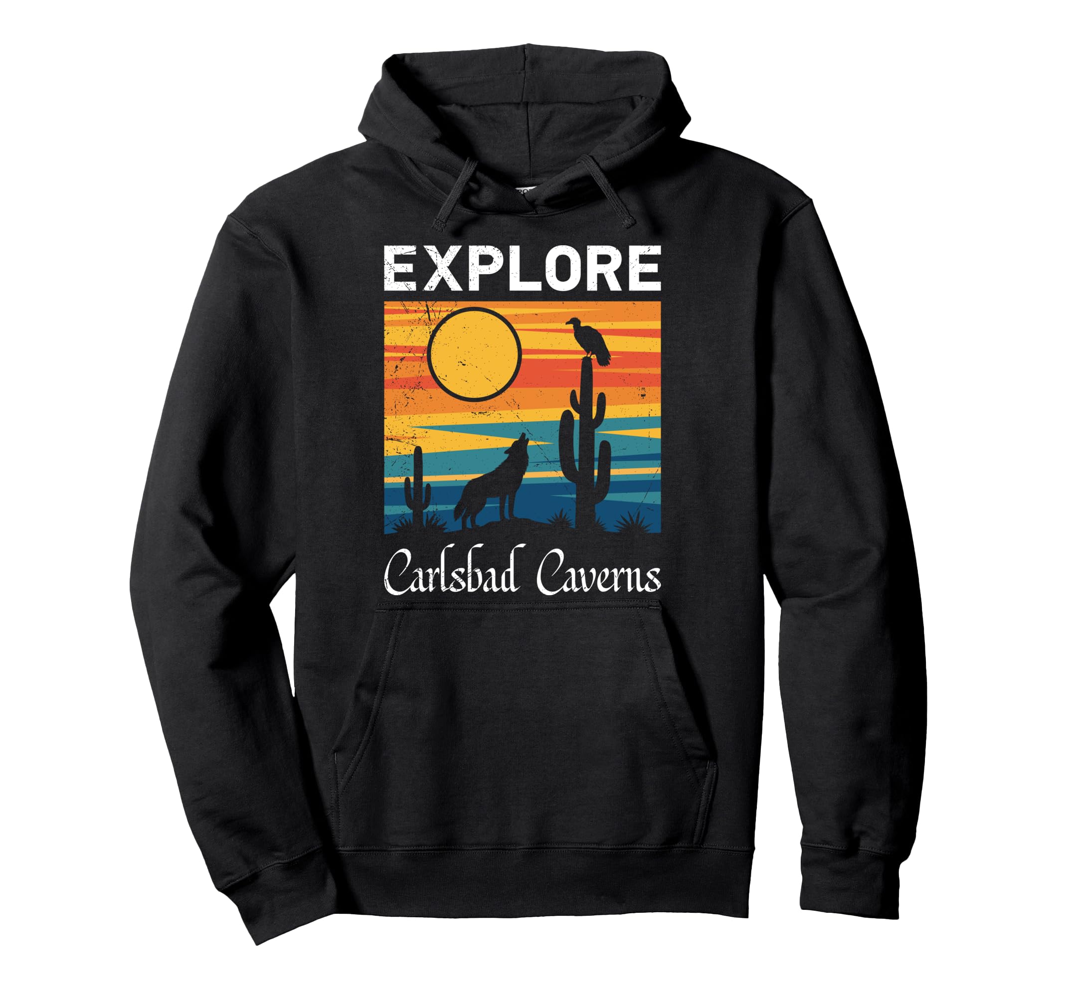 New Mexico Explore Carlsbad Caverns Hoodie - Unique Graphic for Adults - T-Shirt, Sweatshirt, Hoodie