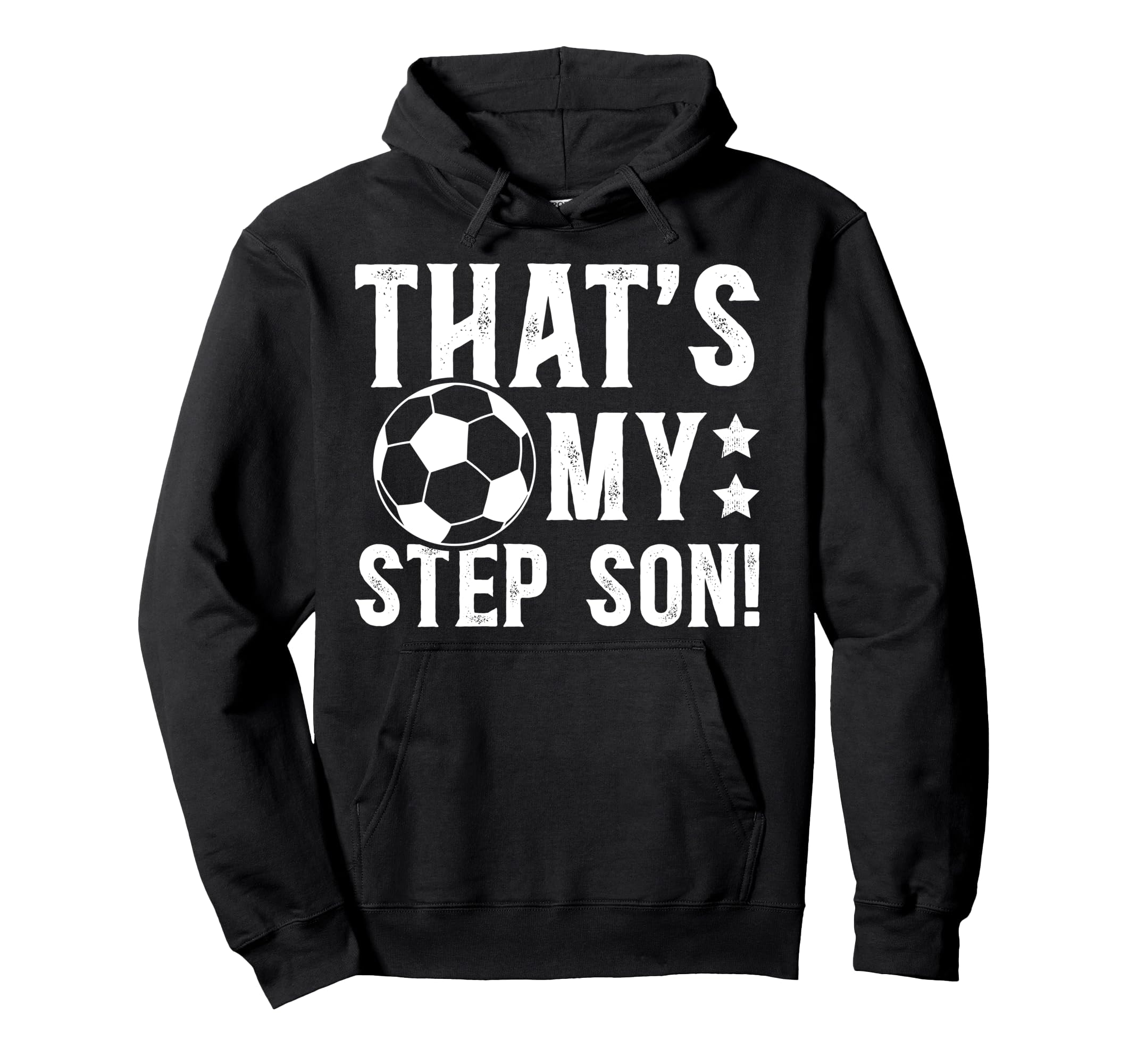 Proud Soccer Step Dad Soccer Player Hoodie - Trendy Graphic for Adults - T-Shirt, Sweatshirt, Hoodie