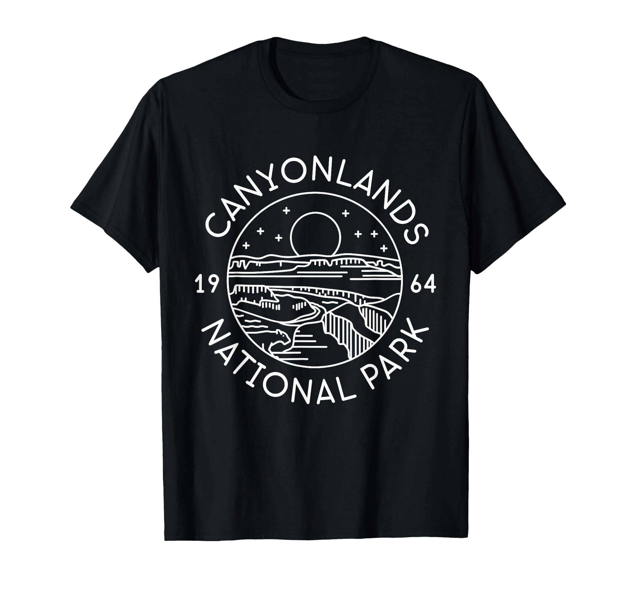 Canyonlands National Park 1964 Colorado T-Shirt - Graphic Print Unisex - T-Shirt, Sweatshirt, Hoodie