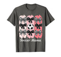 Soccer Mama Coquette Bow Soccer T-Shirt - Fun Novelty Design for Adults - T-Shirt, Sweatshirt, Hoodie