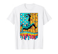 4Th July Ice Cream Drip Soccer Patriotic T-Shirt - Minimalist Print Unisex - T-Shirt, Sweatshirt, Hoodie
