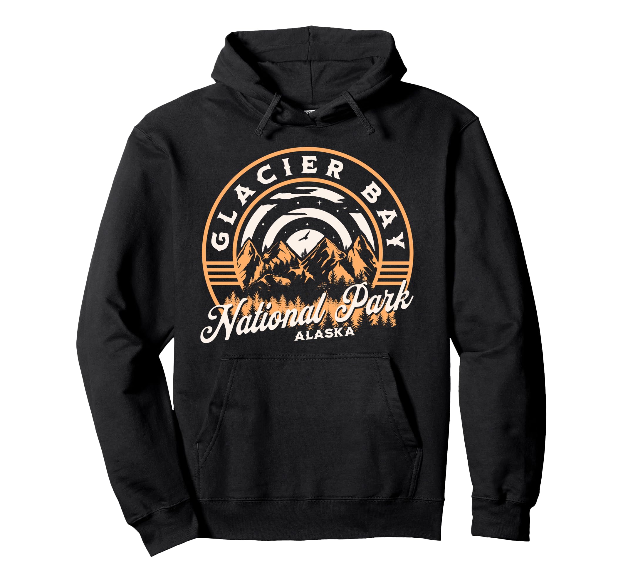 Glacier Bay National Park Alaska Usa Hoodie - Casual Everyday Wear Unisex - T-Shirt, Sweatshirt, Hoodie