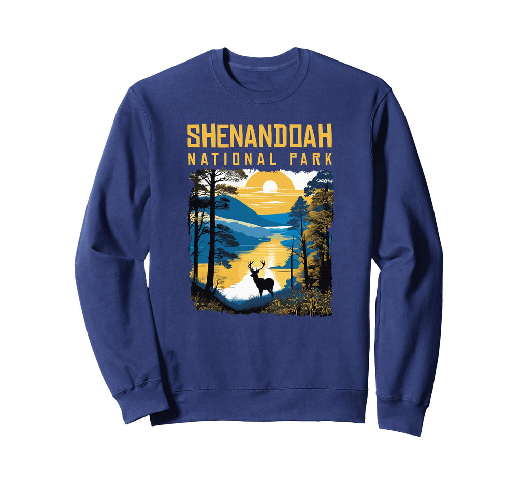 Shenandoah National Park Hiking Sweatshirt - Aesthetic Graphic Men Women - T-Shirt, Sweatshirt, Hoodie