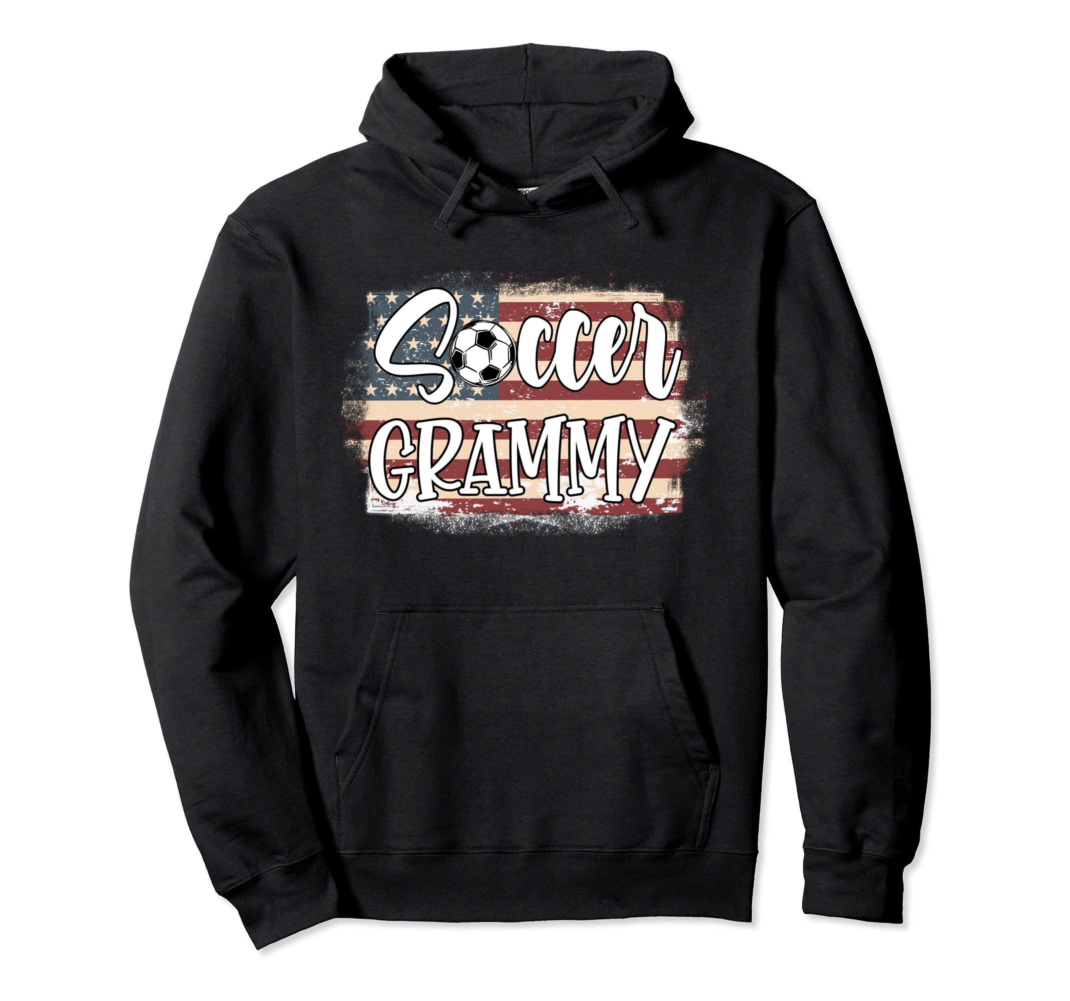 American Flag Soccer Grammy Hoodie - Trendy Graphic Unisex - T-Shirt, Sweatshirt, Hoodie