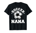 Soccer Nana Soccer Ball Distressed T-Shirt - Novelty Apparel for Adults - T-Shirt, Sweatshirt, Hoodie