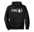 Soccer Pembroke Welsh Corgi Heartbeat Hoodie - Unique Graphic Men Women - T-Shirt, Sweatshirt, Hoodie