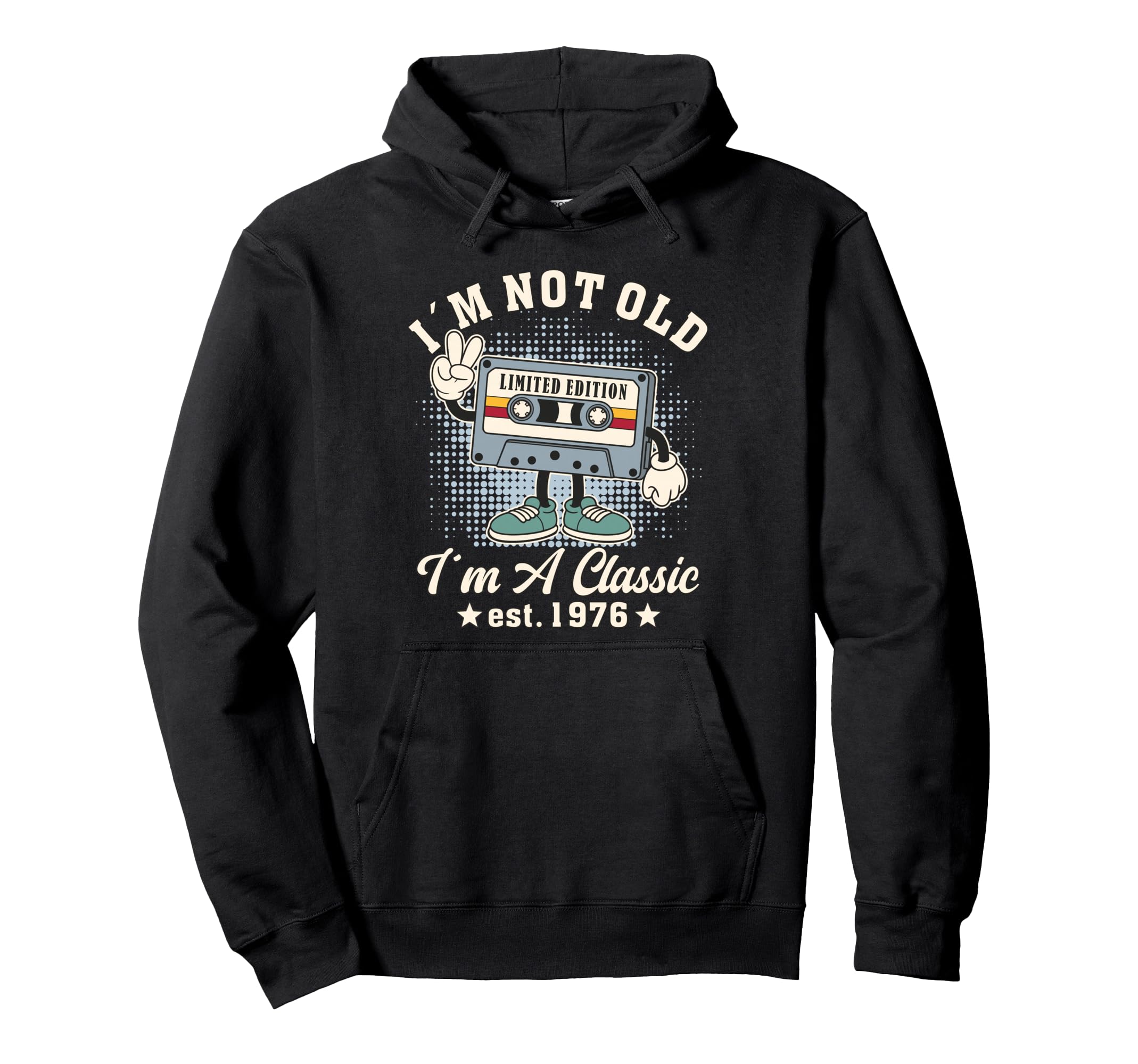 50Th Birthday 2026 Cartoon Character Hoodie - Minimalist Print Unisex - T-Shirt, Sweatshirt, Hoodie