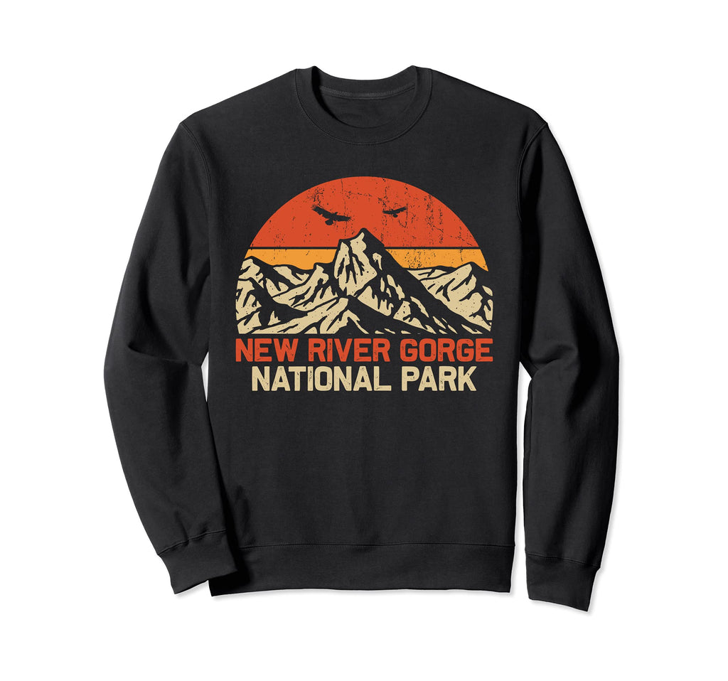 Travel Lover Mountain New River Gorge Sweatshirt - Graphic Print Men Women - T-Shirt, Sweatshirt, Hoodie