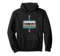 Cassette Pencil Rewind Heart Tape Hoodie - Novelty Apparel Unisex - T-Shirt, Sweatshirt, Hoodie