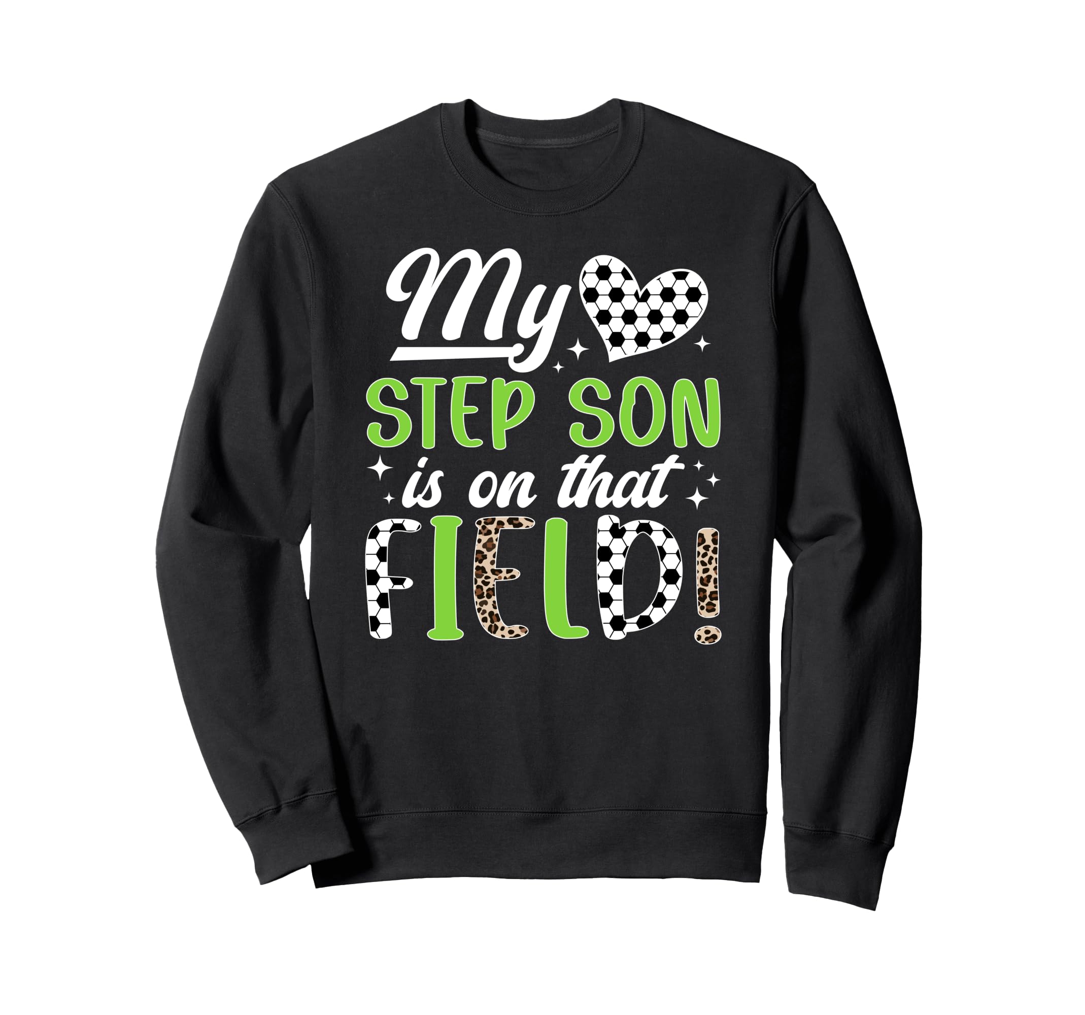 Proud Soccer Step Mom Soccer Player Sweatshirt - Trendy Graphic for Adults - T-Shirt, Sweatshirt, Hoodie