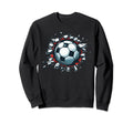 Soccer Ball Break Wall Soccer Sport Sweatshirt - Unique Graphic Men Women - T-Shirt, Sweatshirt, Hoodie