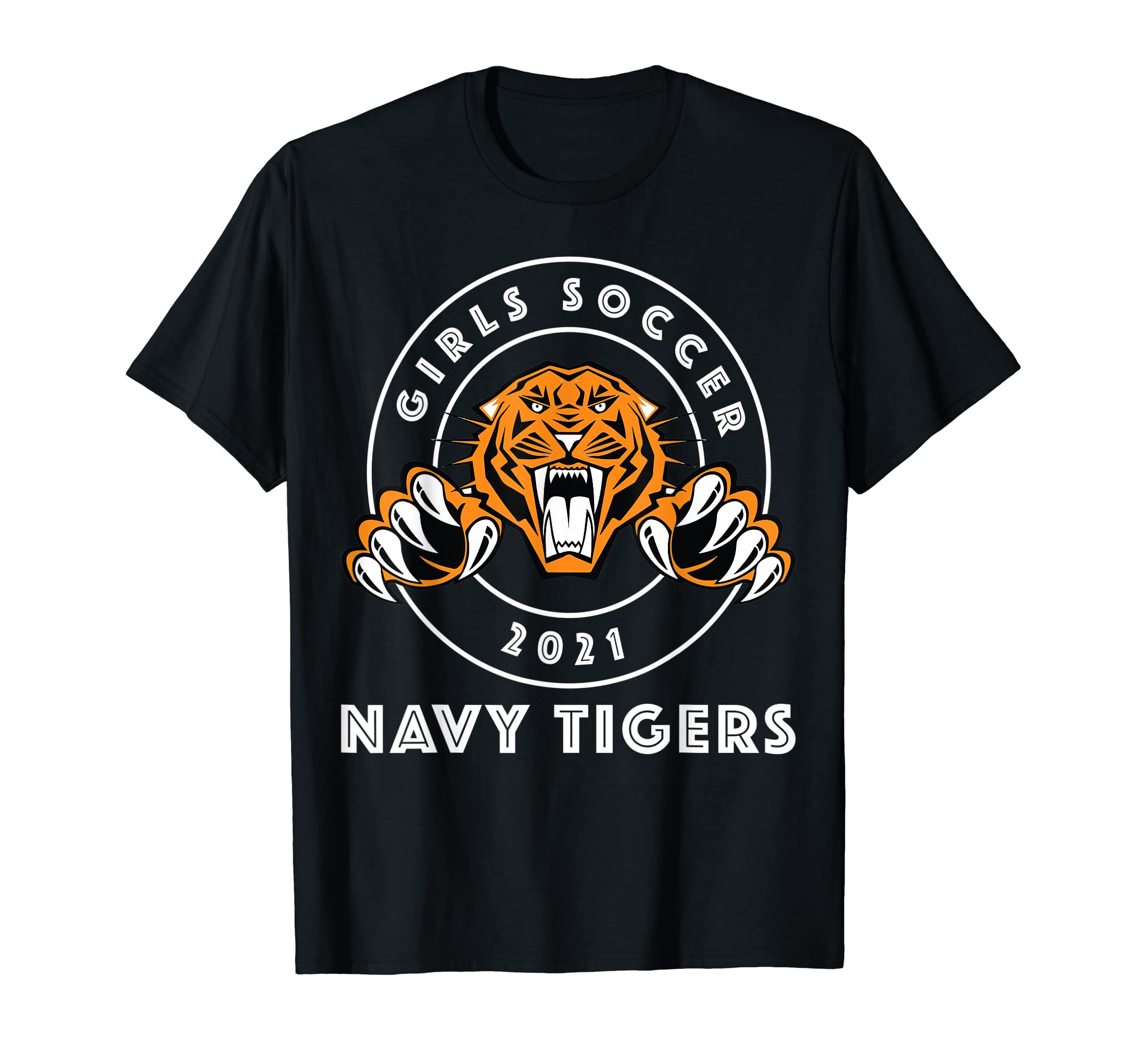 Navy Tigers Soccer Team Players Gear T-Shirt - Minimalist Print for Adults - T-Shirt, Sweatshirt, Hoodie