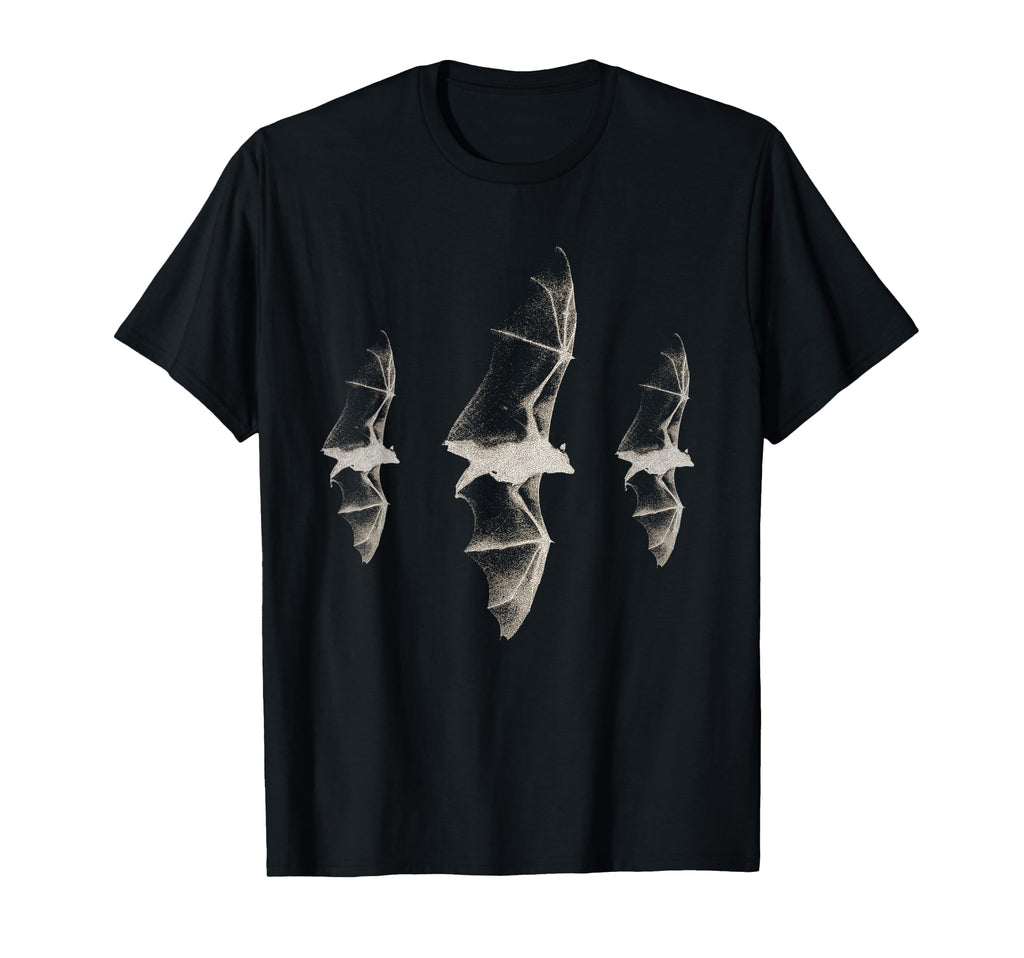 Three Bats Gothic Y2K 90S Grunge Dark Art T-Shirt - Graphic Print Men Women - T-Shirt, Sweatshirt, Hoodie