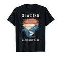 Sunset Glacier National Park Scenic T-Shirt - Custom Art Print Men Women - T-Shirt, Sweatshirt, Hoodie