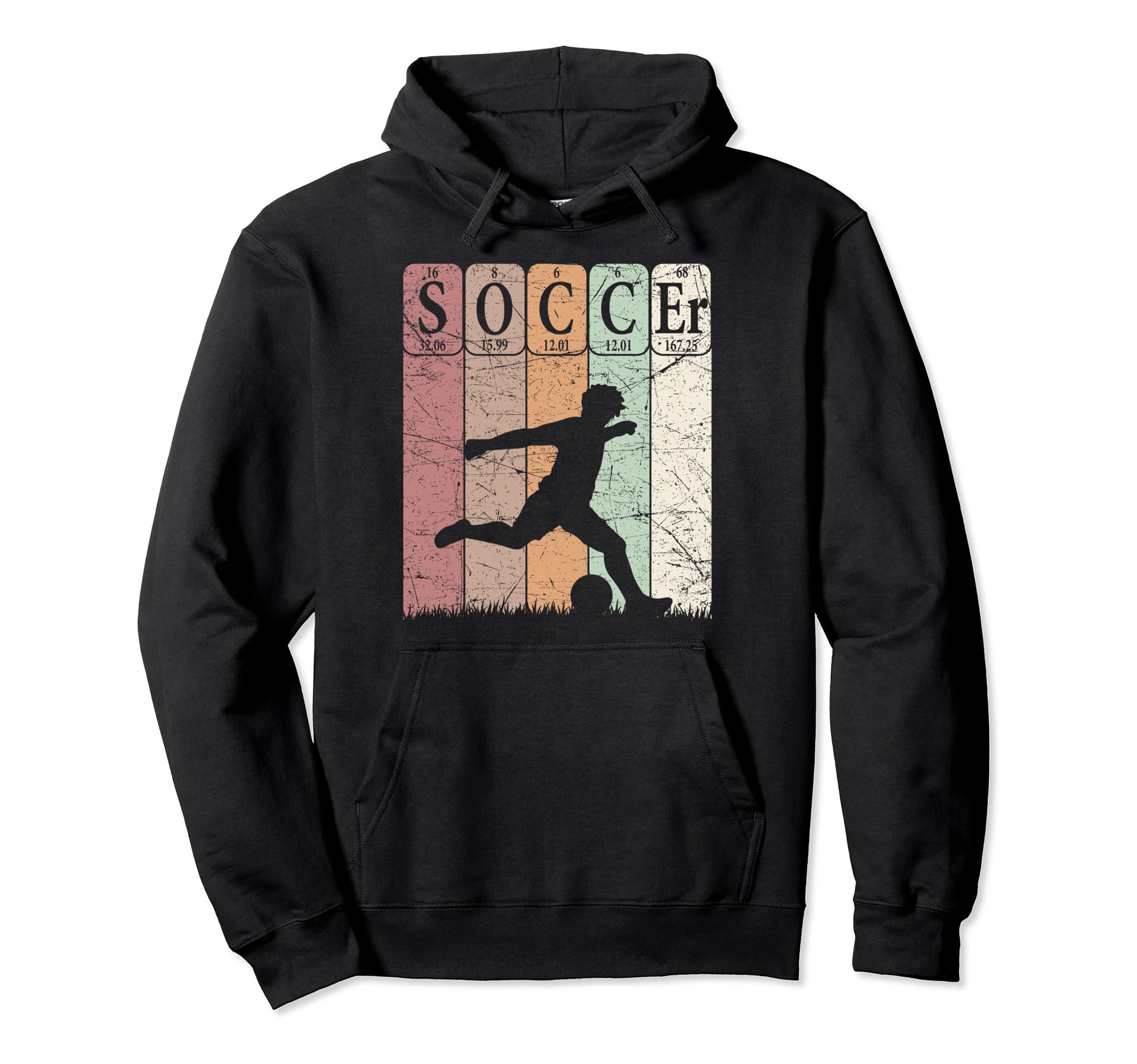 Soccer Periodic Table Elements Soccer Hoodie - Streetwear Style Men Women - T-Shirt, Sweatshirt, Hoodie