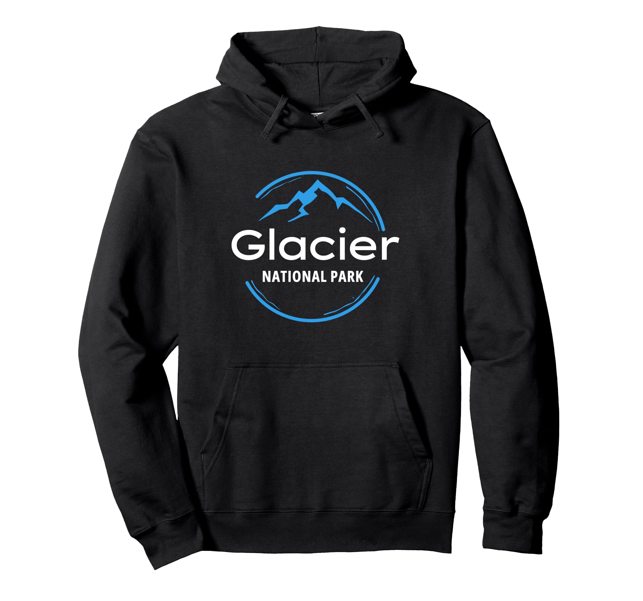 Glacier National Park Souvenirs Hoodie - Custom Art Print Men Women - T-Shirt, Sweatshirt, Hoodie