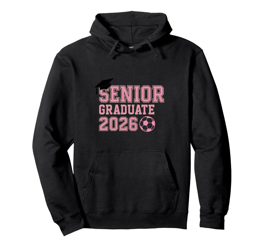 Modern Soccer Senior 2026 Emblem Hoodie - Graphic Print for Adults - T-Shirt, Sweatshirt, Hoodie