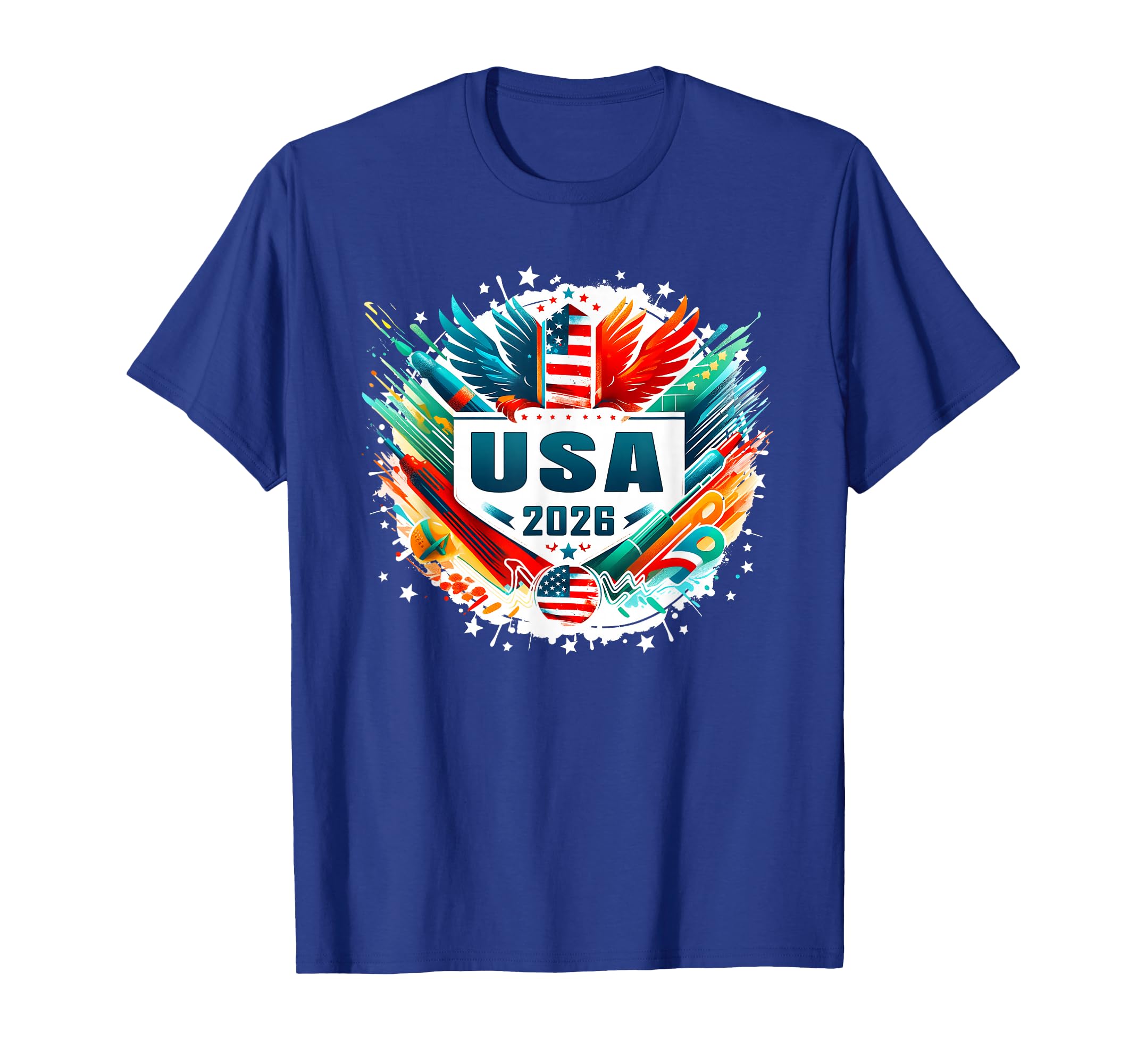 Usa 2026 Go United States Sport T-Shirt - Casual Everyday Wear for Adults - T-Shirt, Sweatshirt, Hoodie