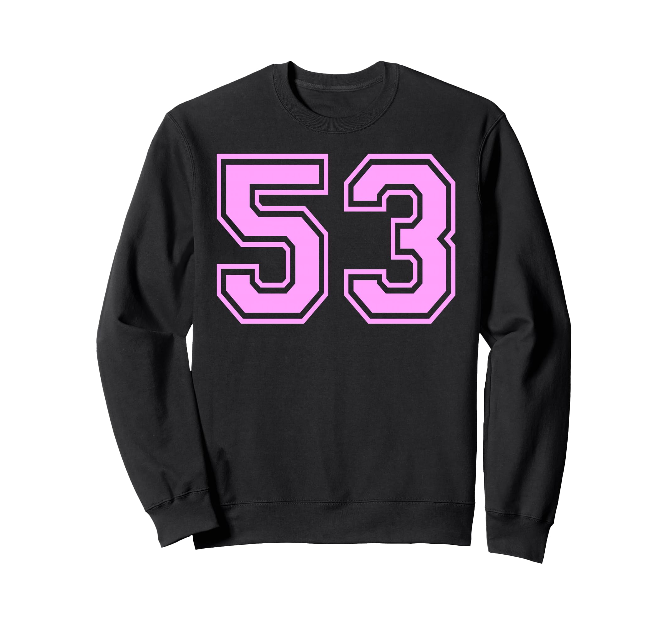 53 Number Fifty Three Sports Sweatshirt - Minimalist Print Men Women - T-Shirt, Sweatshirt, Hoodie